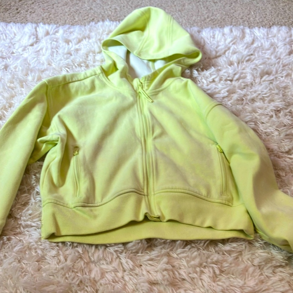 Old Navy Light Yellow Kids Hoodie Jacket